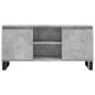 Preview: TV-Schrank Betongrau 104x35x50 cm Holzwerkstoff