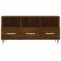 Preview: TV-Schrank Braun Eichen-Optik 102x36x50 cm Holzwerkstoff