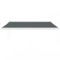 Preview: Markise Einziehbar Anthrazit 4x3 m Stoff und Aluminium