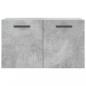 Preview: Wandschrank Betongrau 60x36,5x35 cm Holzwerkstoff