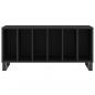 Preview: Plattenschrank Schwarz 100x38x48 cm Holzwerkstoff