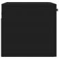 Preview: Wandschrank Schwarz 60x36,5x35 cm Holzwerkstoff