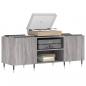 Preview: Plattenschrank Grau Sonoma 121x38x48 cm Holzwerkstoff