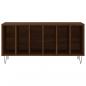 Preview: Plattenschrank Braun Eichen-Optik 100x38x48 cm Holzwerkstoff