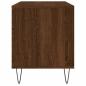 Preview: Plattenschrank Braun Eichen-Optik 100x38x48 cm Holzwerkstoff