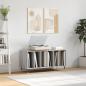 Preview: ARDEBO.de - Plattenschrank Grau Sonoma 100x38x48 cm Holzwerkstoff