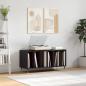 Preview: ARDEBO.de - Plattenschrank Schwarz 100x38x48 cm Holzwerkstoff