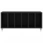 Preview: Plattenschrank Schwarz 100x38x48 cm Holzwerkstoff