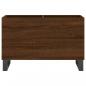 Preview: Plattenschrank Braun Eichen-Optik 74,5x38x48 cm Holzwerkstoff