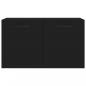 Preview: Wandschrank Schwarz 60x36,5x35 cm Holzwerkstoff