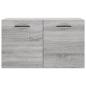 Preview: Wandschrank Grau Sonoma 60x36,5x35 cm Holzwerkstoff