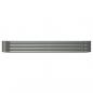 Preview: Hochbeet Pulverbeschichteter Stahl 296x80x36 cm Grau