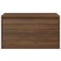 Preview: Flurbank 80x40x45 cm Braun Eiche-Optik Holzwerkstoff