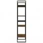 Preview: Bücherregal 4 Fächer Braun Eichen-Optik 60x30x140 cm