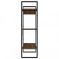 Preview: Bücherregal Braun Eichen-Optik 100x30x105 cm Holzwerkstoff