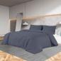 Preview: Bettwäsche-Set Anthrazit 220x240 cm Baumwolle