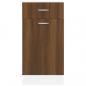 Preview: Unterschrank mit Schublade Braun Eichen-Optik 40x46x81,5 cm