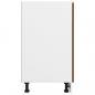 Preview: Unterschrank mit Schublade Braun Eichen-Optik 40x46x81,5 cm
