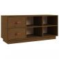 Preview: Schuhbank Honigbraun 100x34x45 cm Massivholz Kiefer