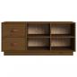 Preview: Schuhbank Honigbraun 100x34x45 cm Massivholz Kiefer