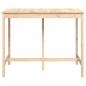 Preview: Bartisch 140x80x110 cm Massivholz Kiefer