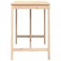 Preview: Bartisch 140x80x110 cm Massivholz Kiefer