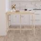 Preview: Bartisch 140x80x110 cm Massivholz Kiefer