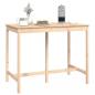 Preview: Bartisch 140x80x110 cm Massivholz Kiefer