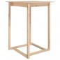Preview: Bartisch 80x80x110 cm Massivholz Kiefer