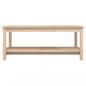 Preview: Couchtisch 110x55x45 cm Massivholz Kiefer