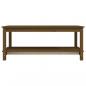 Preview: Couchtisch Honigbraun 110x55x45 cm Massivholz Kiefer