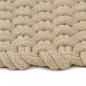 Preview: ARDEBO.de - Teppich Rechteckig Natur 80x160 cm Baumwolle