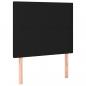Preview: Kopfteile 2 Stk. Schwarz 100x5x78/88 cm Stoff