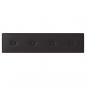 Preview: Wandpaneele 12 Stk. Schwarz 60x15 cm Kunstleder 1,08 m²