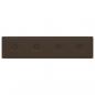 Preview: Wandpaneele 12 Stk. Braun 60x15 cm Kunstleder 1,08 m²