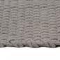 Preview: Teppich Rechteckig Grau 80x160 cm Baumwolle