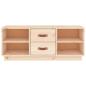 Preview: TV-Schrank 100x34x40 cm Massivholz Kiefer