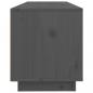 Preview: TV-Schrank Grau 100x34x40 cm Massivholz Kiefer