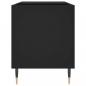 Preview: Plattenschrank Schwarz 85x38x48 cm Holzwerkstoff
