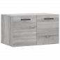 Preview: Wandschrank Grau Sonoma 60x36,5x35 cm Holzwerkstoff