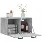 Preview: Wandschrank Betongrau 60x36,5x35 cm Holzwerkstoff