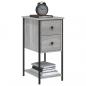 Preview: Nachttische 2 Stk. Grau Sonoma 32x42x70 cm Holzwerkstoff