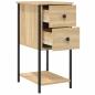 Preview: Nachttische 2 Stk. Sonoma-Eiche 32x42x70 cm Holzwerkstoff