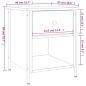 Preview: Nachttische 2 Stk. Grau Sonoma 40x42x50 cm Holzwerkstoff