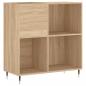 Preview: Plattenschrank Sonoma-Eiche 84,5x38x89 cm Holzwerkstoff