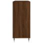 Preview: Plattenschrank Braun Eichen-Optik 84,5x38x89 cm Holzwerkstoff