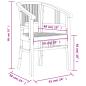 Preview: ARDEBO.de - 5-tlg. Garten-Essgruppe Massivholz Teak