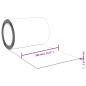 Preview: Türvorhang Transparent 300x2,6 mm 10 m PVC