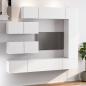 Preview: ARDEBO.de - 7-tlg. TV-Schrank-Set Weiß Holzwerkstoff