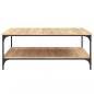 Preview: Couchtisch Sonoma-Eiche 100x100x40 cm Holzwerkstoff